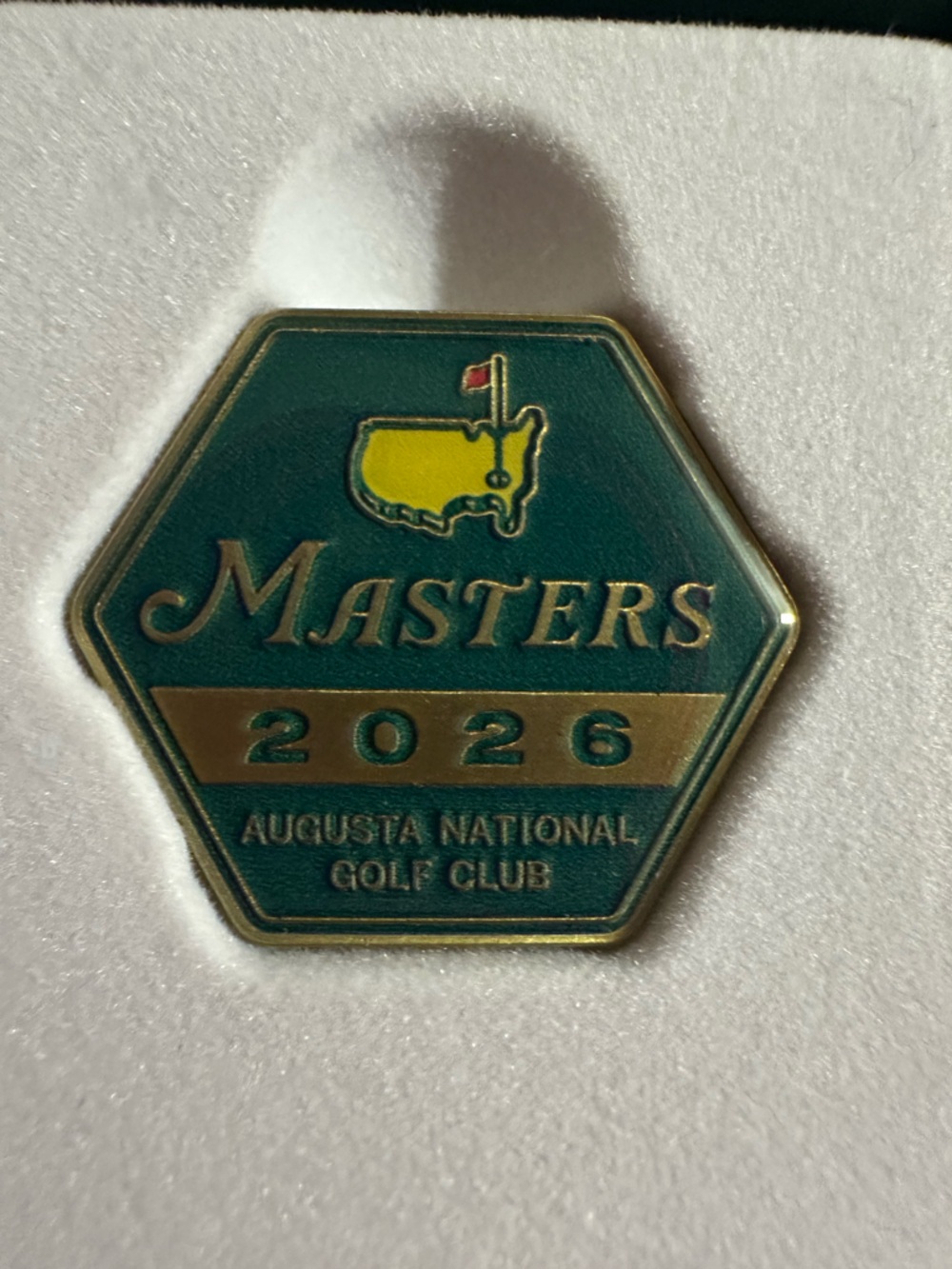 Masters 2026 Golf ball marker. Purchased at Augusta National 2026. NWT - Picture 4 of 5